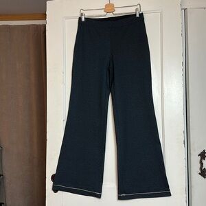 Max Edition high rise elastic waist band wide leg trousers